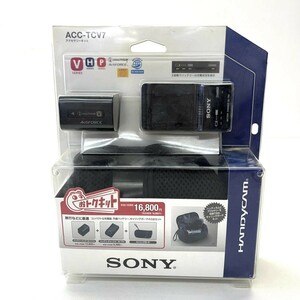 C093-K51-656 SONY ソニー ACC-TCV7 ハンディカム アクセサリーキット PSEマーク有 バッテリーパック バッテリーチャージャー 通電確認OK