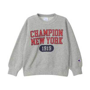 Champion チャンピオン CK-A007 キッズ クルーネックスウェットシャツ オックスフォードグレー 160サイズ 新品