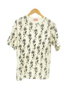 EVISU◆Tシャツ/44/コットン/WHT/総柄