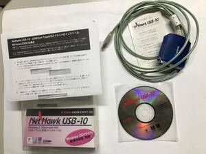 Canon製USB/パラレル変換プリンタケーブル　NetHawkUSB-10　 (中古品)