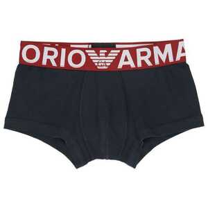 EMPORIO ARMANI エンポリオ アルマーニ MEGALOGO TRUNK メガロゴ 前閉じ ボクサーパンツ メンズ 54051689 ネイビー S