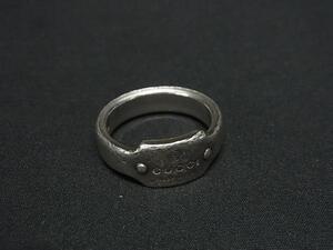 1円 GUCCI グッチ SV925 リング 指輪 アクセサリー 表記サイズ 16 (約16号) レディース メンズ シルバー系 FF7912