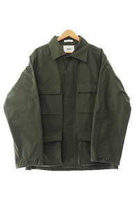 ダブルタップス WTAPS LS NYCO. RIPSTOP JUNGLE リップストップ ジャングル ミリタリー ジャケット ブルゾン WMILL-LS 01 02 カーキ ☆AA★