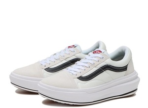 【VANS】 OLD SKOOL OVERT CC COMFYCUSH OVERT WHITE 厚底ソール　白系　26.5ｃｍ