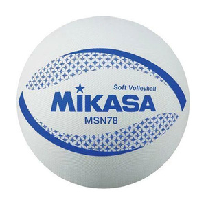 MIKASA [ソフトバレーボール 円周78cm 検定球] MSN78-W ホワイト