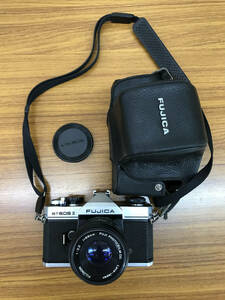 ★ Fujica ST605 II 35 SLR Film Camera + Fujinon 55mm f/2.2 Lens フジカ 一眼レフ フィルムカメラ + フジノン レンズセット ★#439
