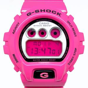 G-SHOCK ジーショック 【ITDWWKQ3XOG4】 DW-6900RCS-4 CRAZY COLORS 2024 クレイジーカラーズ 復刻モデル LEDバックライト 光沢塗装 ピンク