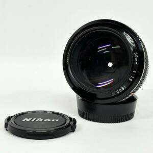 1円~【動作未確認】ニコン Nikon NIKKOR 50mm 1:1.2 一眼カメラ用 単焦点レンズ 標準レンズ L37 レンズフィルター付き J150594