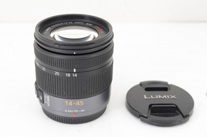 【適格請求書発行】良品 Panasonic パナソニック LUMIX G VARIO 14-45mm F3.5-5.6 ASPH. MEGA O.I.S. H-FS014045【アルプスカメラ】240410o