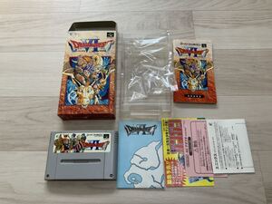 【起動のみ確認ジャンク】ドラゴンクエスト6 スーパーファミコンソフト SFC スーファミ 箱と説明書付き DRAGON QUEST VI