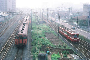 飾って楽しむ鉄道写真（西鉄北九州線：よみがえる北九州の街並み） NO.245040005