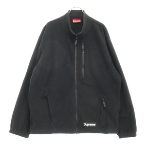 SUPREME シュプリーム 22AW Polartec Zip Jacket Black ジップアップフリースジャケット ブラック