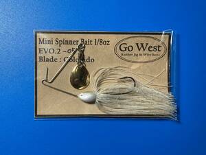  Evo.2-05 GoWest ミニスピナーベイト1/8oz（Colorado Blade）Premium Gold