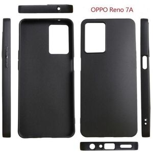 OPPO Reno7 A ソフトケース カバー TPU ブラック 管理188-2