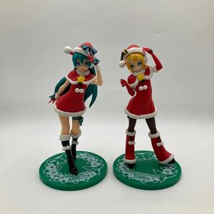 スーパープレミアム　フィギュア 初音ミク　クリスマス　鏡音リン　クリスマス　プライズフィギュア Project DIVA Arcade Tone 