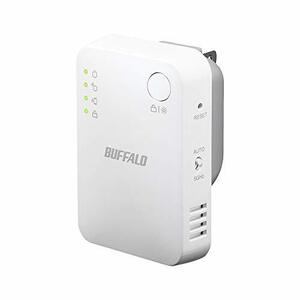 バッファロー WiFi 無線LAN 中継機 有線LANポート搭載 Wi-Fi5 11ac 433+300Mbps コンセント直挿しモデル 簡易パッケー(中古品)　(shin