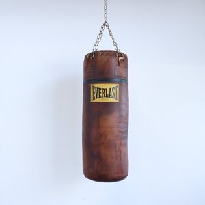 Everlast アメリカ ヴィンテージ サンドバッグ /スポーツ用品 ボクシング USA ディスプレイ アンティーク 雑貨 #610-220-288-93