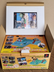 B4★未使用品★PS2用 電車でGO! 旅情編 コントローラー同梱セット TCPS-10068