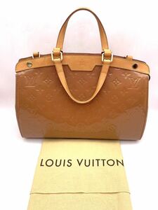 ルイ ヴィトン LOUIS VUITTON ヴェルニ ブレアMMローズヴェルール ストラップ無 ハンドバッグ 