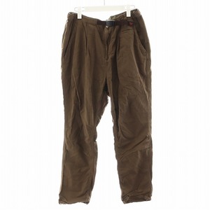 未使用品 アンダーカバー UNDERCOVER × nonnative OZISM WALKER EASY PANTS COTTON PAPER VIERA Overdyed By Gramicc L 茶