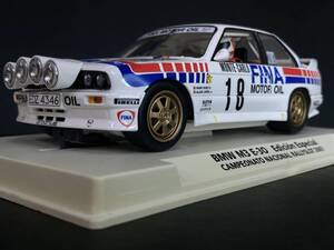 未使用 フライ1/32 BMW E30 Edicion Especial CAMPEONATO NACIONAL RALLYSLOT 2007　