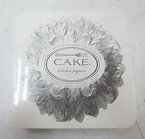 ★ 65303 コースター CAKE 700枚セット 2種類 9㎝角 紙製 紙 店舗用品 業務用 厨房雑貨 キッチン雑貨 喫茶店 未使用 ★*