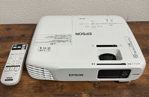 EPSON プロジェクター EB-S18 H552D スピーカー(USBサウンドバースピーカー)、リモコン、ケーブル付き 【中古品】【動作確認済み】