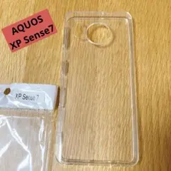 AQUOS XP Sense7 クリアケース　透明　韓国　Android