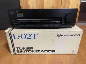 Kenwood FM Tuner FM チュ－ナ－L-02T モデル、電源AC120V/60Hz 37W、 中古現状品、外観良い