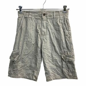 Wrangler カーゴ ショートパンツ W29 ラングラー ウィメンズ グレージュ 古着卸 アメリカ仕入 2305-745