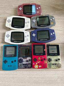 Nintendo 任天堂 GAMEBOY agb-00 5台 cgb-001 3台 mgb-001 1台 まとめて9台 