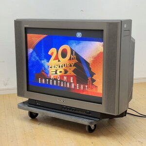 法人配送可/トリニトロン■SONY ソニー KV-29SF1 アナログテレビ ブラウン管 29型 インチ コンポジット S端子 TV VHF NTSC 地アナ 名古屋