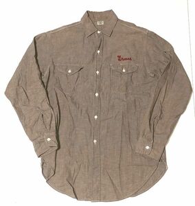 [USED] WAREHOUSE CHAINSTETCH BROWN CHAMBLEY SHIRTS XL