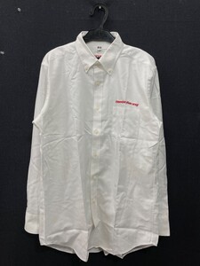 r2_4480ｍ UNIQLO ユニクロ HONDA ホンダ コラボ 長袖 シャツ 白 メンズ サイズL