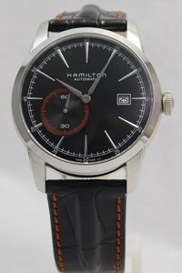 ハミルトン HAMILTON レイルロード スモールセコンド BK ブラック H40515731【62％OFF】