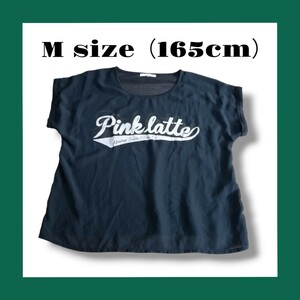 美品 シースルー メッシュ Tシャツ 黒 キッズ 子供服 M 165㎝ レディース 女の子