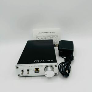 【極美品】FX-AUDIO DAC-X6J ヘッドホンアンプ (シルバー) 