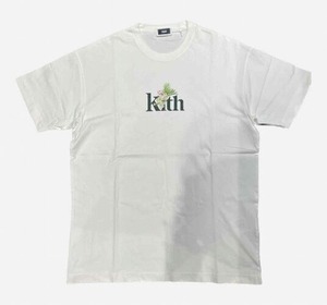 KITH 21ss GREEN CORSAGE TEE SIZE-S キス グリーン コサージュ 半袖Tシャツ