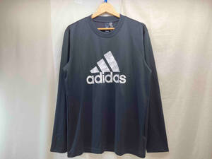 adidas アディダス 長袖Tシャツ ロゴ ロンT XO ブラック