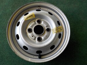 L12007 ダイハツ 純正 スチール シルバー １本のみ ハイゼット スペア 等 ４．０Ｂ×１２ ＋４０ ＰＣＤ１００ ４穴