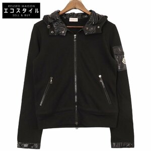 MONCLER モンクレール F20938G72900 20年 MAGLIA ジップアップパーカー ブラック S トップス コットン レディース 中古