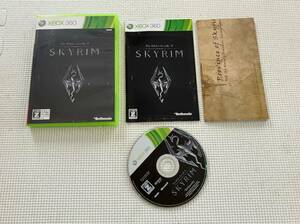 24-XBOX-27　XBOX360　スカイリム　SKYRIM　動作品　☆マップ付き