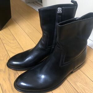 美品!! dior homme サイドジップブーツ　黒