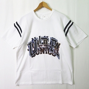 ダブレット doublet CHAOS APPLIQUE T-SHIRT 17ss Tシャツ 半袖 S オフホワイト 2sa5682 メンズ