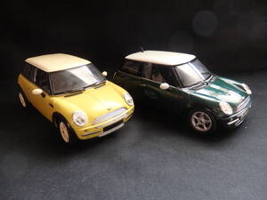  1/18 BMW ミニクーパー BMW MINI COOPER ２台セットです。