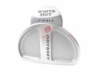 ∞全商品SALE中! レフティ ODYSSEY オデッセイ WHITE HOT 2-BALL ホワイトホット パター シャフト スチール　左きき　N539