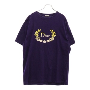 DIOR (ディオール) 23SS コットン×ポリエステル Tシャツ リラックスフィット 313J696A0554