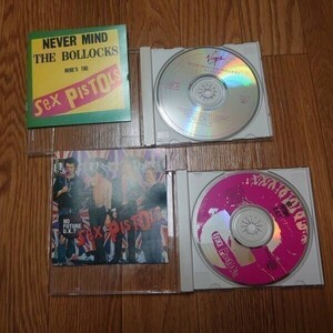 ★☆Ｓ05028　セックス・ピストルズ (Sex Pistols)【NO FUTURE U.K.?/俺たちに明日はない!】【Never Mind…】　CDアルバム２枚☆★