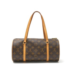 LOUIS VUITTON ルイヴィトン パピヨン 30 M51385 2WAY ハンド ショルダーバッグ モノグラム×レザー ブラウン×ゴールド金具 レディース