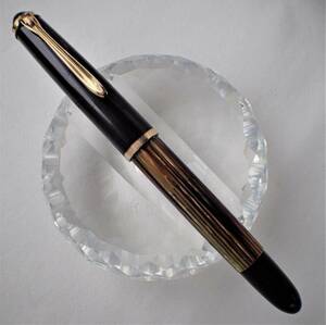 ビンテージ品　前期型 ペリカン Pelikan 400NN トートイス縞 万年筆 ニブ M